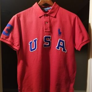 Ralph Lauren USA custom fit polo